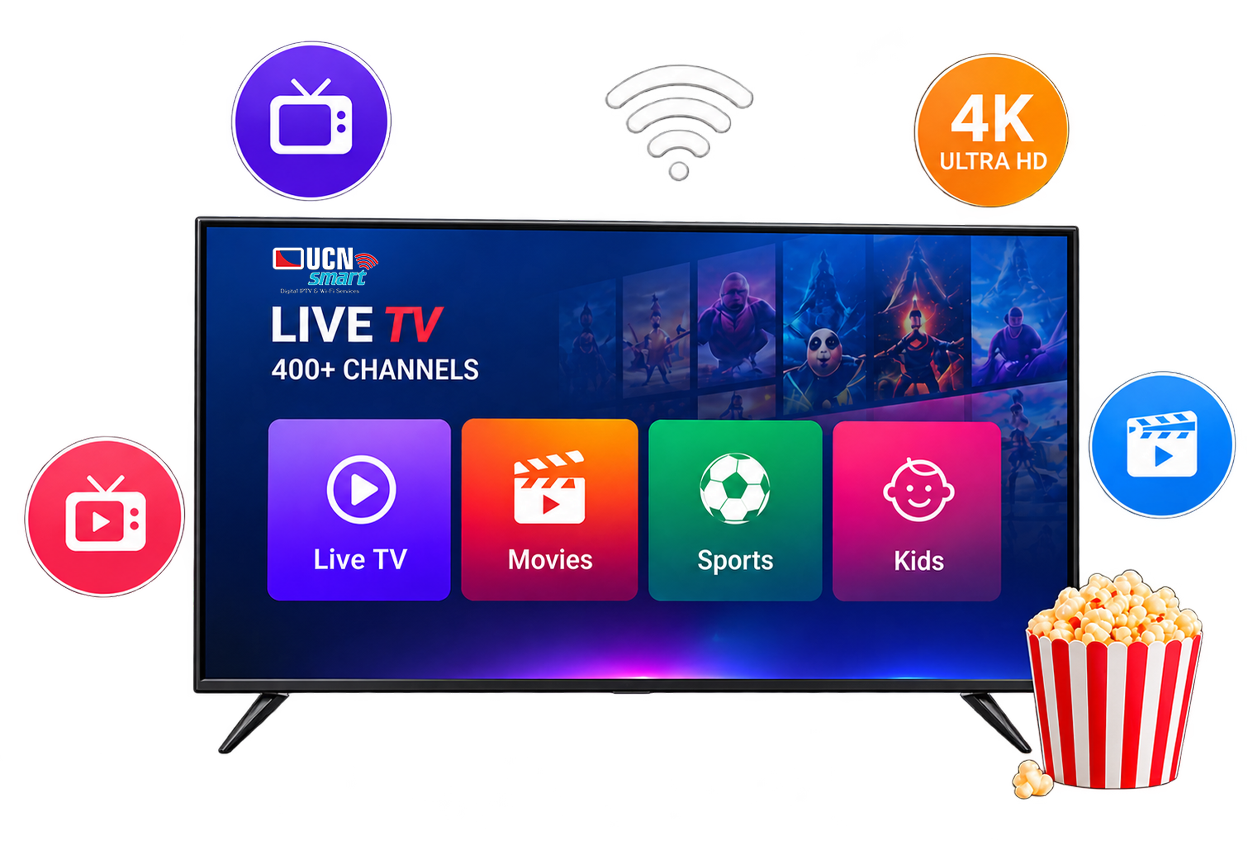 UCN Smart TV Plans Graphic